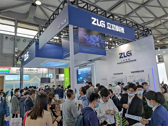 ZLG致遠電子在2021慕尼黑上海電子展現(xiàn)場